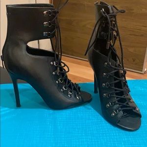 Worn once. Very comfortable hight heal sandals.